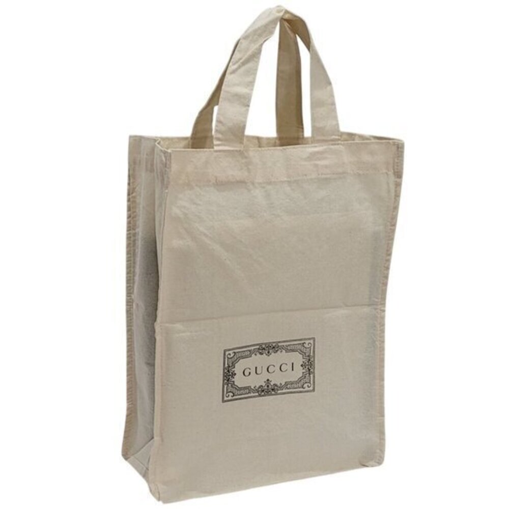 Gucci Canvas Tote Bag Logo Print - Picture 2 of 7